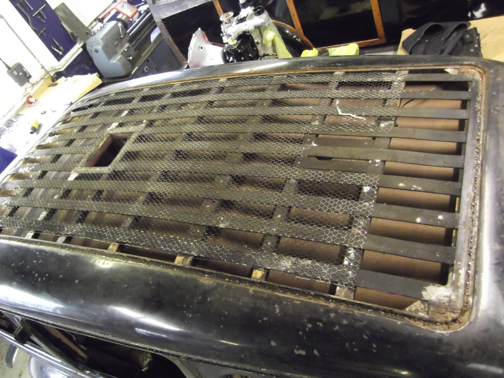 The roof covering was past its use by date so the various layers were stripped off